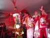 Artistas no palco